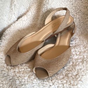 Talbots wedges size 9B